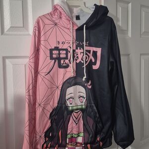 Nezuko DemonSlayer Anime Hoodie Sz M NWT